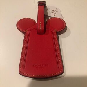 Disney x Coach luggage tag
